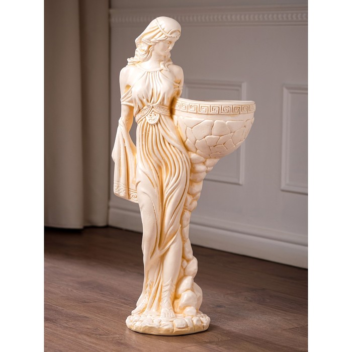 Статуэтка-кашпо "Гречанка", состаренное, бежевое, гипс, 80 см, 1.2 л
Статуэтка-кашпо "Гречанка", состаренное, бежевое, гипс, 80 см, 1.2 л