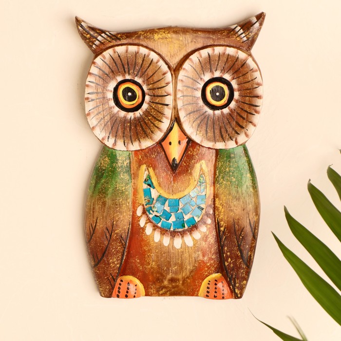 Настенное панно "Сова с ожерельем" 25х16х2 см МИКС
Настенное панно "Сова с ожерельем" 25х16х2 см МИКС