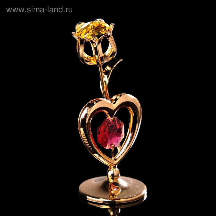 Сувенир «Тюльпан с сердцем», 3×3×8 см, с кристаллами
Сувенир «Тюльпан с сердцем», 3×3×8 см, с кристаллами