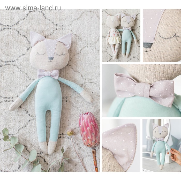 Мягкая игрушка «Котик Гарри», набор для шитья, 18 × 22 × 2 см 
Мягкая игрушка «Котик Гарри», набор для шитья, 18 × 22 × 2 см