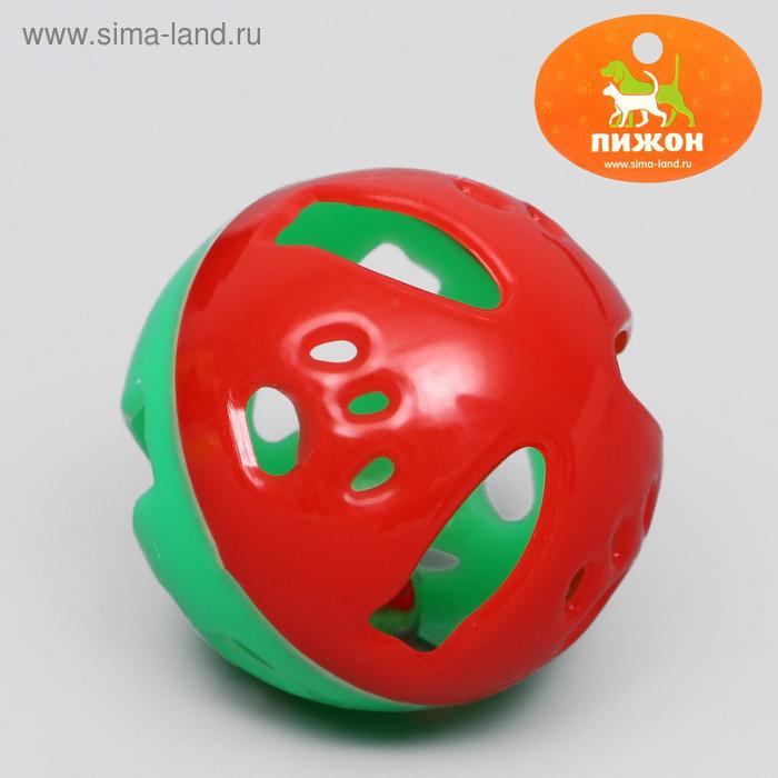 Шарик для кошек с бубенчиком "Рыбки и лапки", 3,8 см, микс цветов
Шарик для кошек с бубенчиком "Рыбки и лапки", 3,8 см, микс цветов