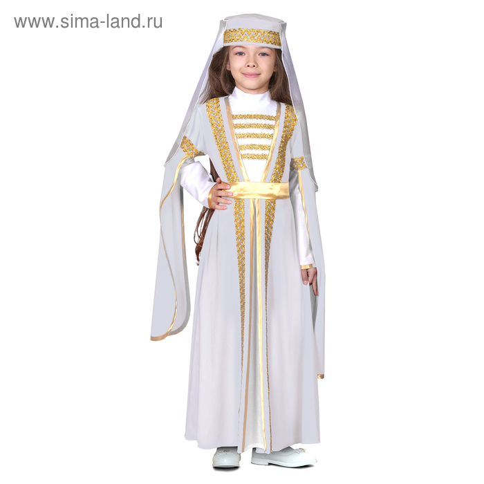 Костюм для лезгинки, для девочки: головной убор, платье, р-р 36, рост 146 см, цвет белый
Костюм для лезгинки, для девочки: головной убор, платье, р-р 36, рост 146 см, цвет белый