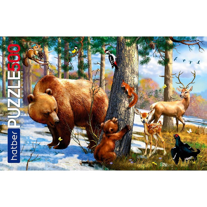 Пазл «Лесные друзья», 500 элементов
Пазл «Лесные друзья», 500 элементов