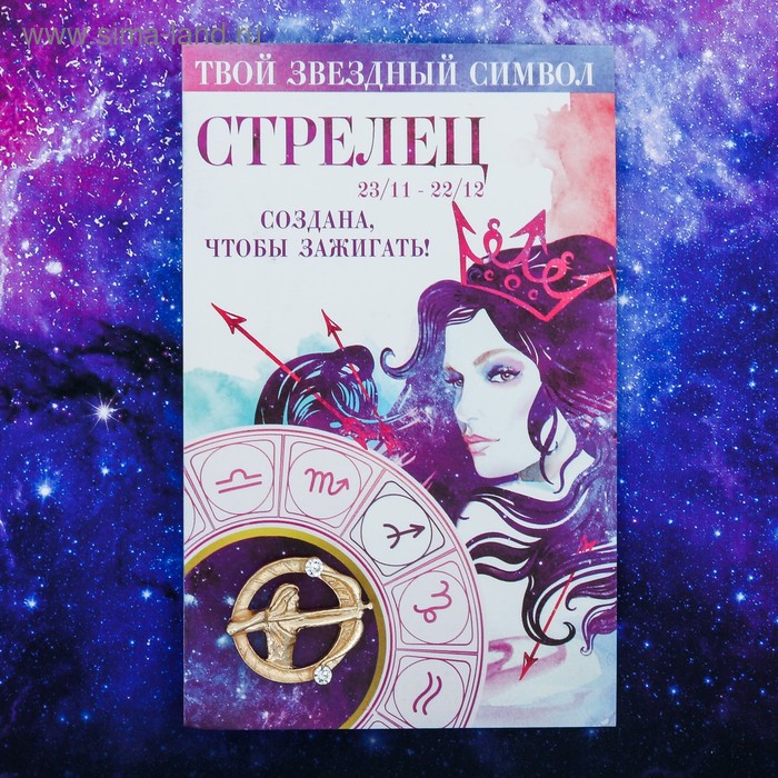 Брошь знаки зодиака "Стрелец"
Брошь знаки зодиака "Стрелец"