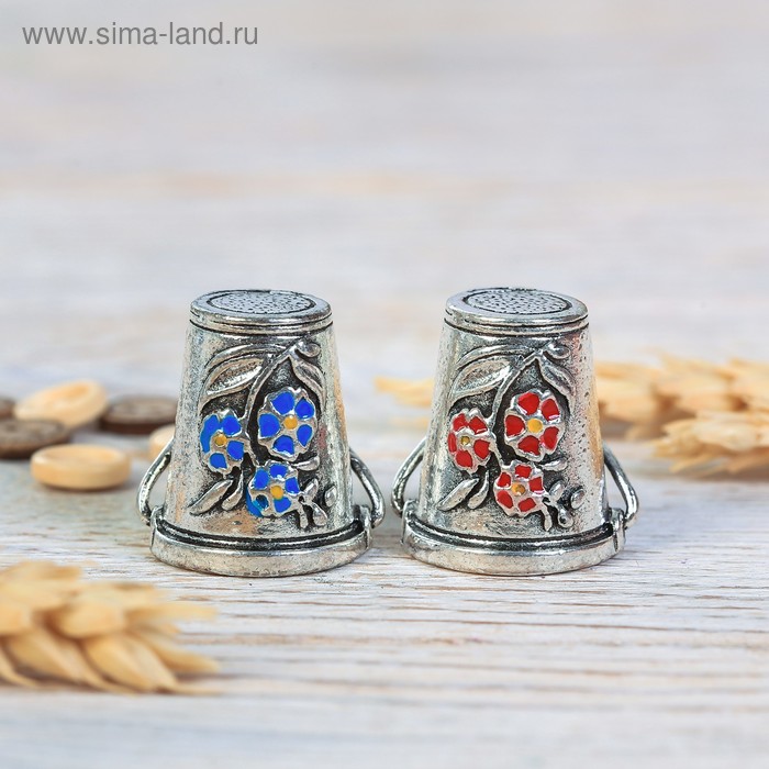 Напёрсток «Вёдра с коромыслами», под серебро, 2 шт
Напёрсток «Вёдра с коромыслами», под серебро, 2 шт