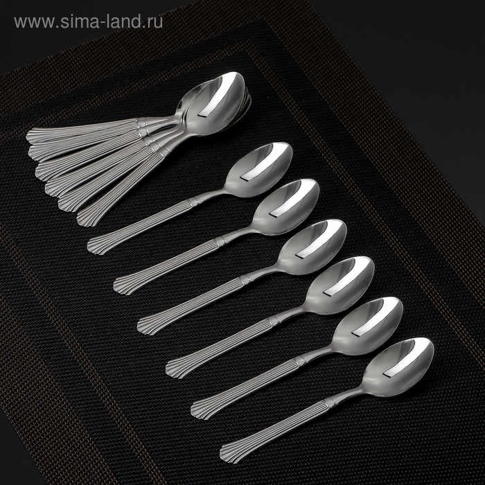 Набор ложек чайных «Водопад», h=14 см, 12 шт
Набор ложек чайных «Водопад», h=14 см, 12 шт