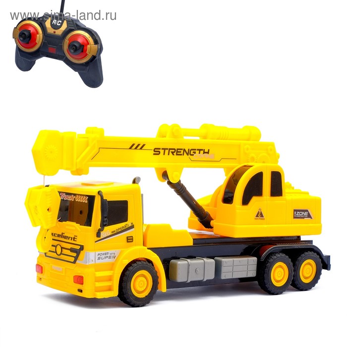Грузовик радиоуправляемый «Стройка», с краном, световые эффекты
Грузовик радиоуправляемый «Стройка», с краном, световые эффекты