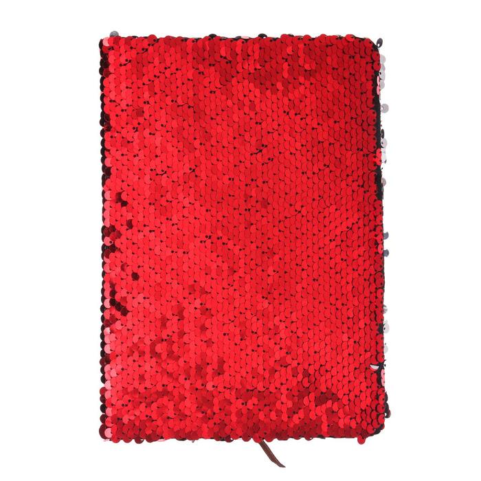 Записная книжка подарочная "Пайетки" А5, 80 листов в линейку, двухцветные, красные/серебристые
Записная книжка подарочная "Пайетки" А5, 80 листов в линейку, двухцветные, красные/серебристые