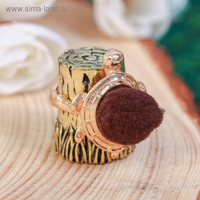 Напёрсток с игольницей «Черепашка»
Напёрсток с игольницей «Черепашка»