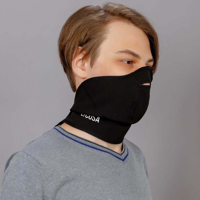 фото Ветрозащитная маска - подшлемник lycosa windstopper black стилс