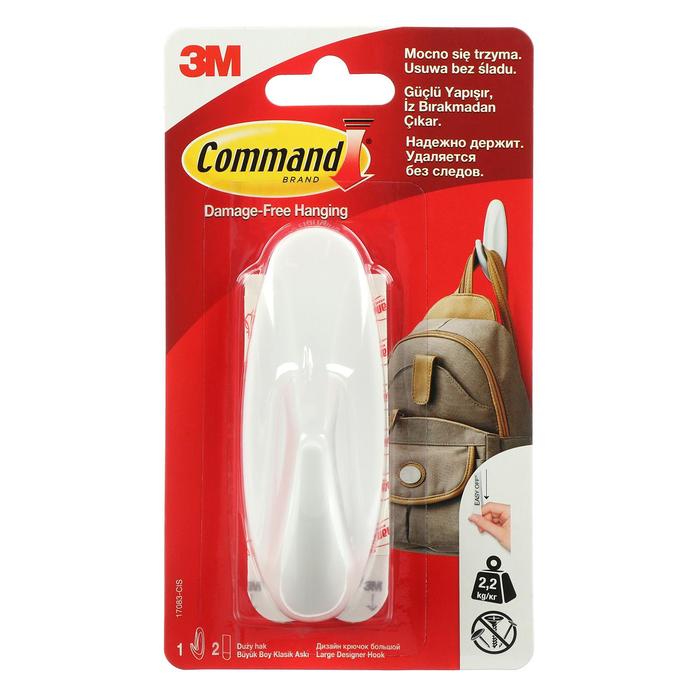 Легкоудаляемый крючок "Дизайн", до 2,25 кг
Легкоудаляемый крючок "Дизайн", до 2,25 кг