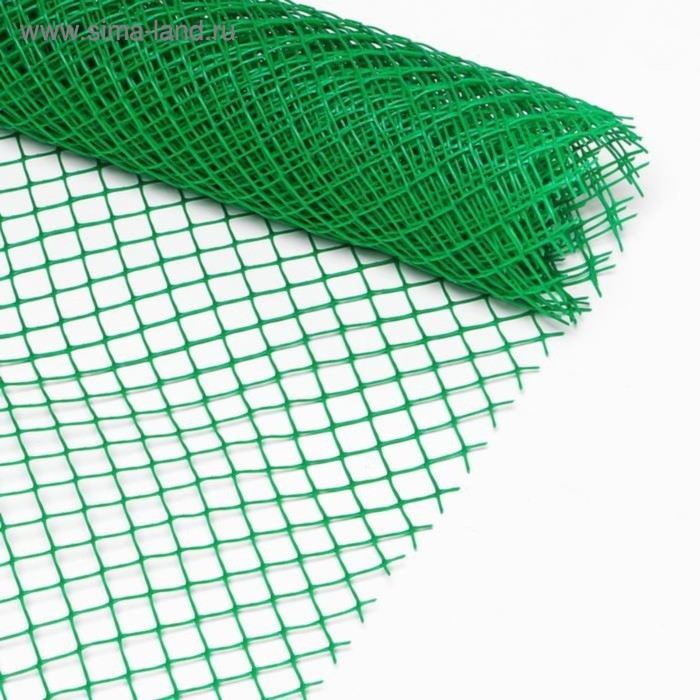 Сетка садовая, 1,6 × 30 м, ячейка 18 × 18 мм, зелёная
Сетка садовая, 1,6 × 30 м, ячейка 18 × 18 мм, зелёная
