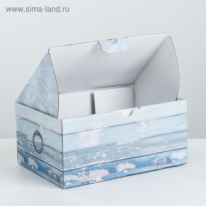 фото Коробка‒пенал «деревянный ящичек», 22 × 15 × 10 см дарите счастье