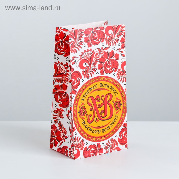 Пакет подарочный без ручек «С Великим Праздником!», 10 × 19.5 × 7 см
Пакет подарочный без ручек «С Великим Праздником!», 10 × 19.5 × 7 см