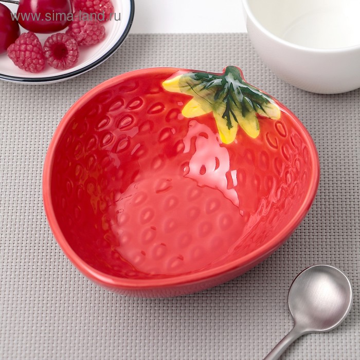 Миска керамическая «Клубника», 300 мл, цвет красный
Миска керамическая «Клубника», 300 мл, цвет красный