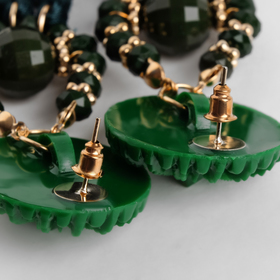 Серьги ассорти "Кисти" арабик, цвет изумрудный, L кисти 4,5 см
Серьги ассорти "Кисти" арабик, цвет изумрудный, L кисти 4,5 см