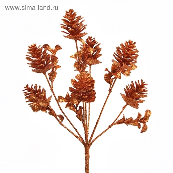 Куст с шишками с блеском, 32 см, коричневый
Куст с шишками с блеском, 32 см, коричневый