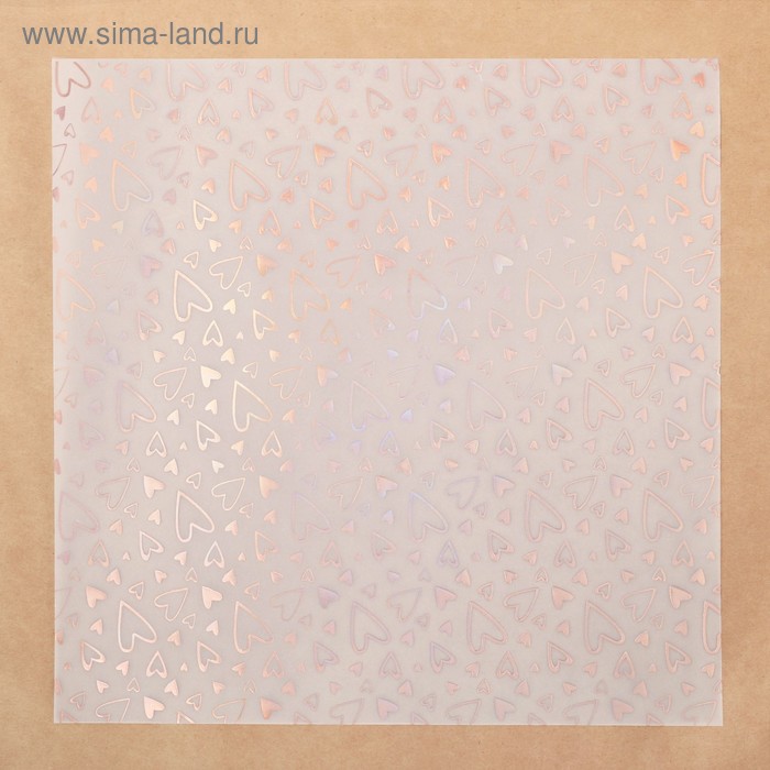 Калька для скрапбукинга с фольгированием «Любовь» , 30,5 х 30,5 см 
Калька для скрапбукинга с фольгированием «Любовь» , 30,5 х 30,5 см