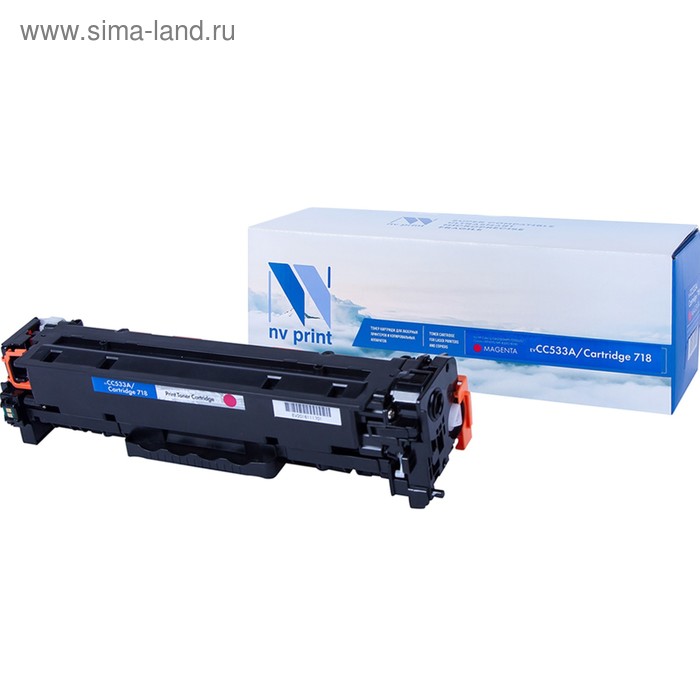 Картридж NV PRINT NV-CC533A/NV-718 Magenta для HP CP2025 и Canon MF724Cdw (2800k), пурпурный
Картридж NV PRINT NV-CC533A/NV-718 Magenta для HP CP2025 и Canon MF724Cdw (2800k), пурпурный