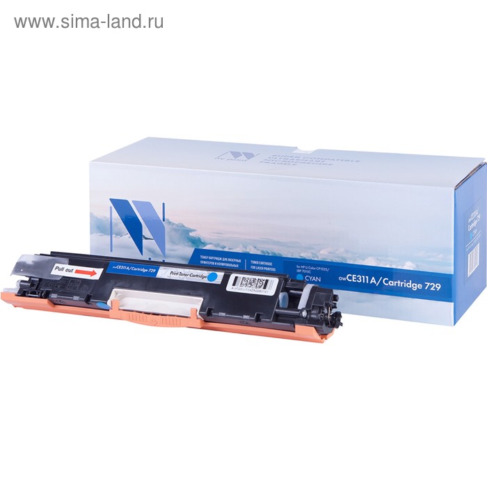Картридж NV PRINT NV-CE311A/NV-729 Cyan для HP M175a и Canon LBP7010C (1000k), голубой
Картридж NV PRINT NV-CE311A/NV-729 Cyan для HP M175a и Canon LBP7010C (1000k), голубой