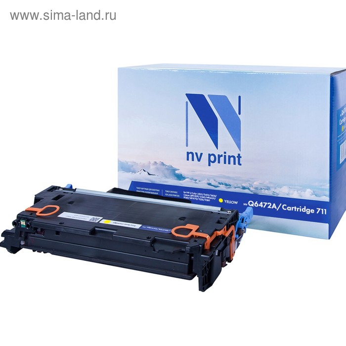 Картридж NV PRINT NV-Q6472A/NV-711 для HP LaserJet Color и Canon LBP (4000k), желтый
Картридж NV PRINT NV-Q6472A/NV-711 для HP LaserJet Color и Canon LBP (4000k), желтый
