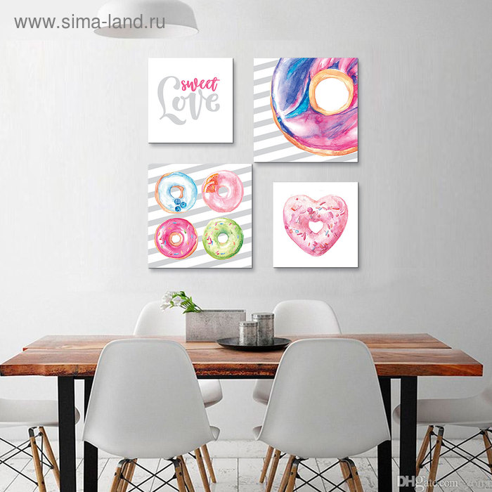 Модульная картина "Пончики"
Модульная картина "Пончики"