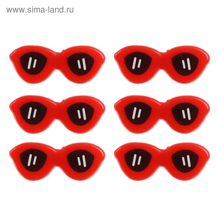 Очки для кукол, винтовые с заглушками, набор 6 шт, размер 1 шт: 3,8 × 1,5 см
Очки для кукол, винтовые с заглушками, набор 6 шт, размер 1 шт: 3,8 × 1,5 см