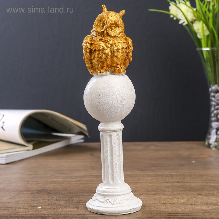 Сувенир полистоун "Золотой филин на колонне" 13,5х6,5х6,5 см
Сувенир полистоун "Золотой филин на колонне" 13,5х6,5х6,5 см