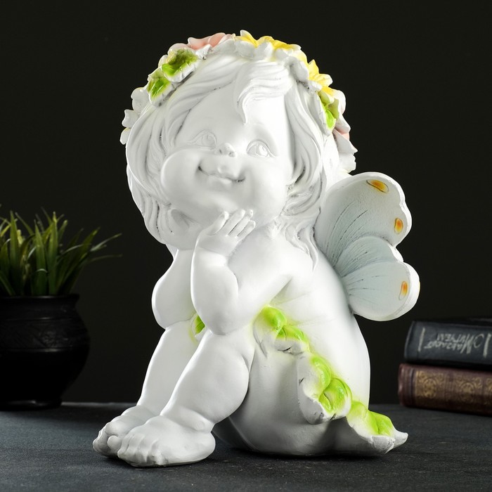 Фигура "Ангелочек мечтатель" 29см