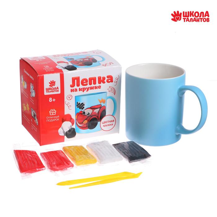 Кружка для декора полимерной глиной «Тачка», 300 мл