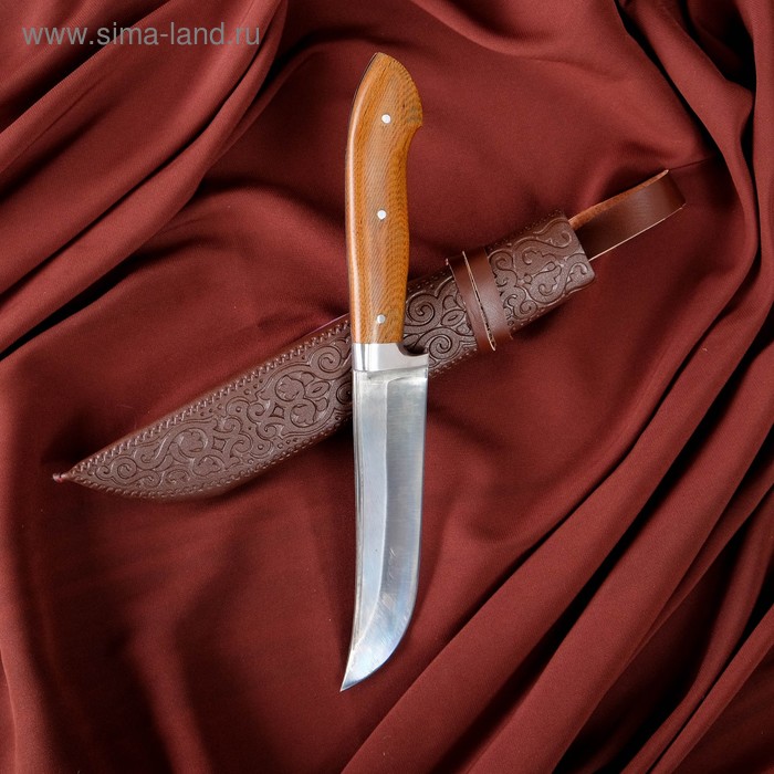 Нож Пчак Шархон - текстолит, клинок заточка от середины ШХ-15 (12-14 см)
Нож Пчак Шархон - текстолит, клинок заточка от середины ШХ-15 (12-14 см)