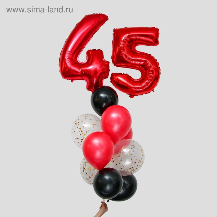 Фонтан из шаров «45 лет», латекс, фольга, 11 шт.
Фонтан из шаров «45 лет», латекс, фольга, 11 шт.