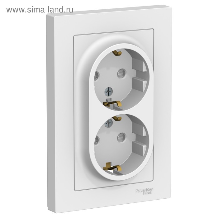 Розетка двойная SE ATLASDESIGN, 16 А, 250 В, встраив., с з/к, шторки, IP20, белая, ATN000126
Розетка двойная SE ATLASDESIGN, 16 А, 250 В, встраив., с з/к, шторки, IP20, белая, ATN000126