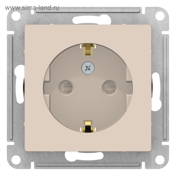 Розетка SE ATLASDESIGN, 16 А, 250 В, встраиваемая, с з/к, шторки, IP20, бежевая, ATN000245
Розетка SE ATLASDESIGN, 16 А, 250 В, встраиваемая, с з/к, шторки, IP20, бежевая, ATN000245
