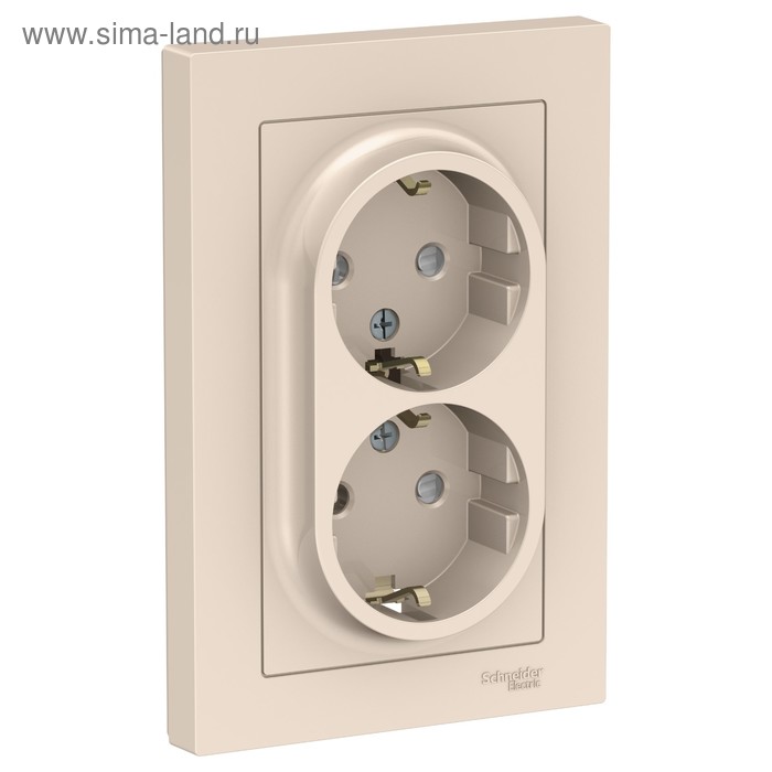 Розетка двойная SE ATLASDESIGN, 16 А, 250 В, встраив., с з/к, шторки, IP20, белая, ATN000226
Розетка двойная SE ATLASDESIGN, 16 А, 250 В, встраив., с з/к, шторки, IP20, белая, ATN000226