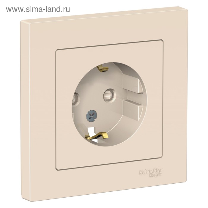 Розетка SE ATLASDESIGN, 16 А, 250 В, встраиваемая, с з/к, шторки, IP20, бежевая, ATN000244
Розетка SE ATLASDESIGN, 16 А, 250 В, встраиваемая, с з/к, шторки, IP20, бежевая, ATN000244