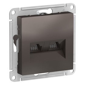 Розетка SE ATLASDESIGN, двойная, компьютерная, RJ45+RJ45, кат.5E, механизм, цвет мокко
Розетка SE ATLASDESIGN, двойная, компьютерная, RJ45+RJ45, кат.5E, механизм, цвет мокко