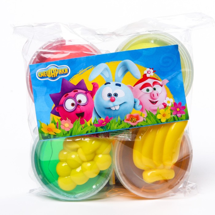 Слайм, набор лизунов СМЕШАРИКИ «Фруктики», в пакете
Слайм, набор лизунов СМЕШАРИКИ «Фруктики», в пакете