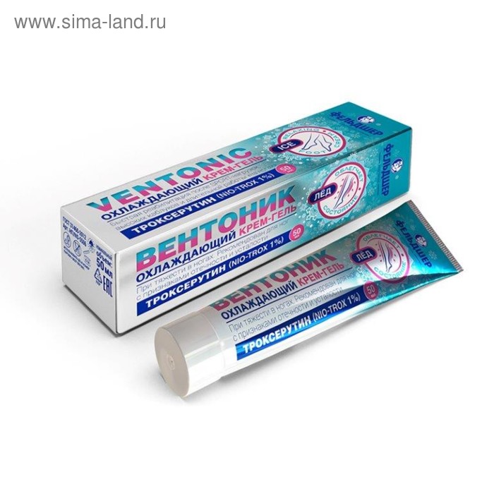 Охлаждающий крем-гель "Вентоник" при тяжести в ногах, 50 мл
Охлаждающий крем-гель "Вентоник" при тяжести в ногах, 50 мл