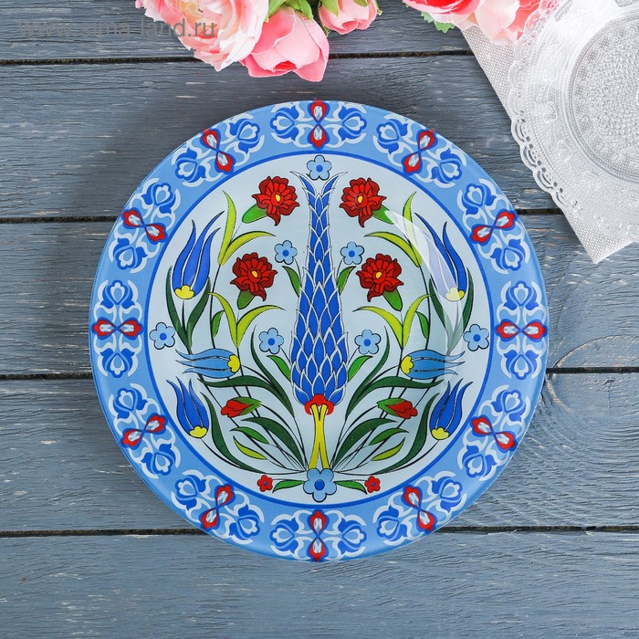 Тарелка стеклянная «Восточные узоры» 20 см
Тарелка стеклянная «Восточные узоры» 20 см