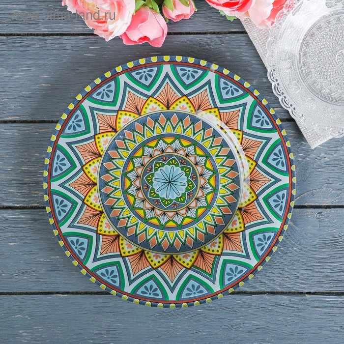 Тарелка стеклянная «Узор» 20 см
Тарелка стеклянная «Узор» 20 см