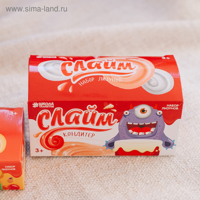 Набор лизунов «Слайм. Кондитер. Красный бархат»
Набор лизунов «Слайм. Кондитер. Красный бархат»