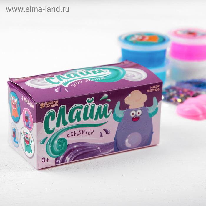 Набор лизунов «Слайм. Кондитер. Ежевичный тарт»
Набор лизунов «Слайм. Кондитер. Ежевичный тарт»