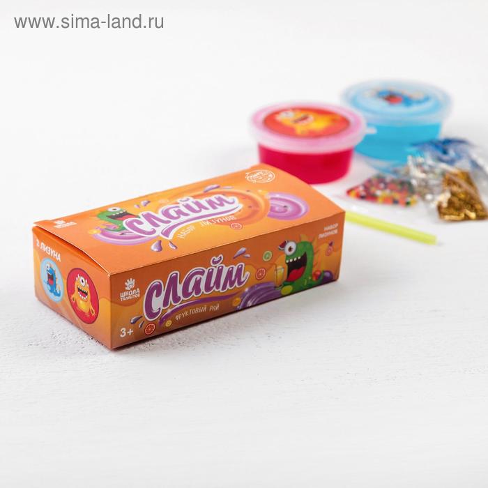 Набор для творчества «Слайм. Фруктовый рай. Цитрусовый взрыв»
Набор для творчества «Слайм. Фруктовый рай. Цитрусовый взрыв»