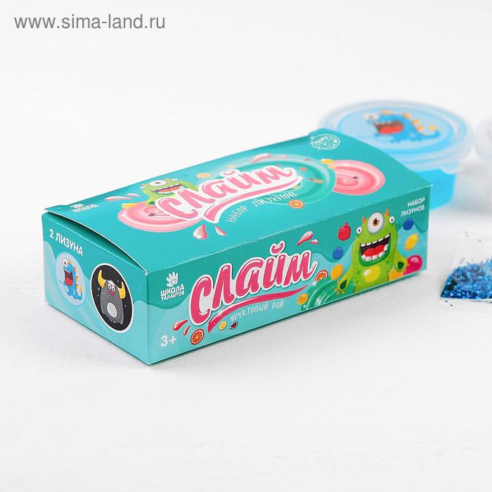 Набор лизунов «Слайм. Фруктовый рай. Голубой циклон»
Набор лизунов «Слайм. Фруктовый рай. Голубой циклон»