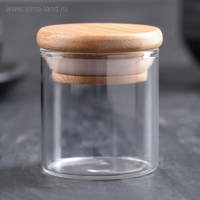 Банка для сыпучих продуктов «Эко», 70 мл
Банка для сыпучих продуктов «Эко», 70 мл