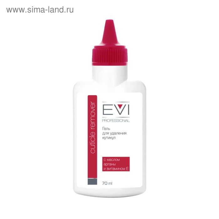 Гель для удаления кутикулы с маслом арганы и витамином Е EVI professional , 70 мл
Гель для удаления кутикулы с маслом арганы и витамином Е EVI professional , 70 мл