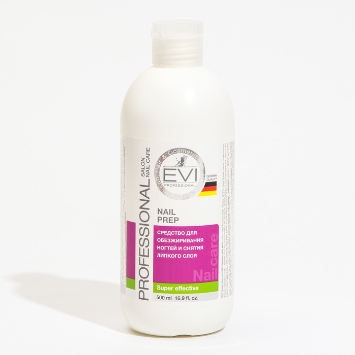 Средство для обезжиривания ногтей и снятия липкого слоя EVI professional, 500 мл
Средство для обезжиривания ногтей и снятия липкого слоя EVI professional, 500 мл