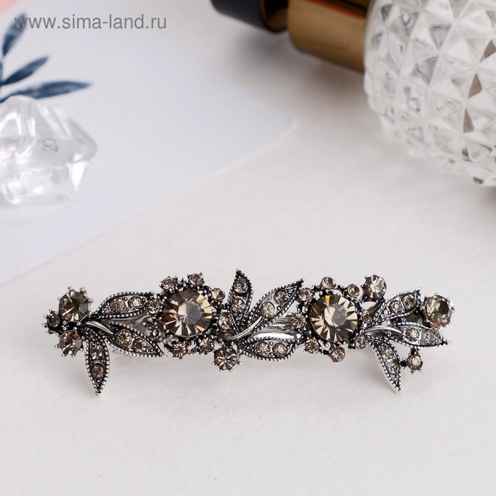 Заколка-автомат для волос "Вирджиния" листики, 6,5 см
Заколка-автомат для волос "Вирджиния" листики, 6,5 см