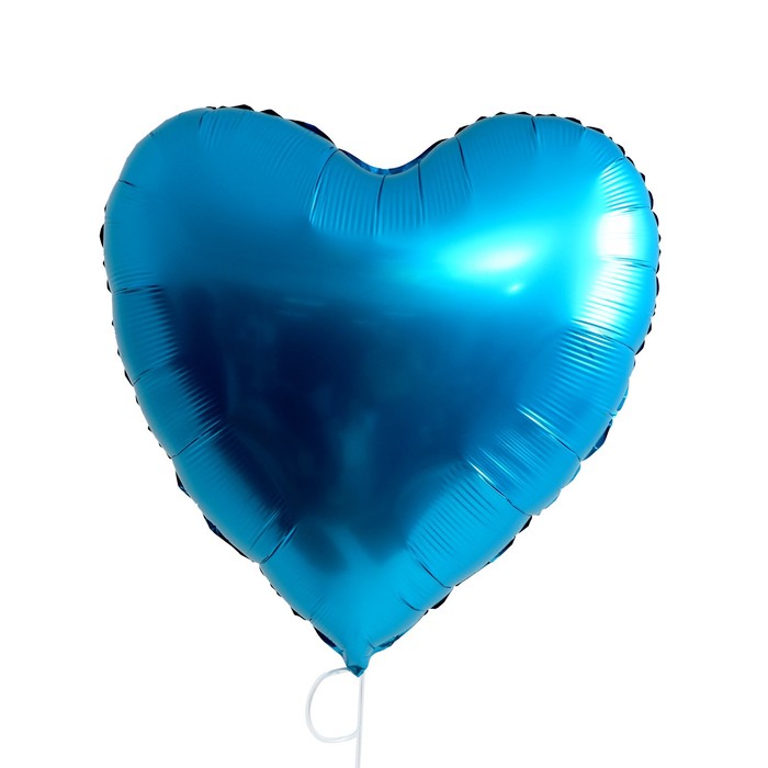 Шар фольгированный 32" «Сердце», цвет голубой 
Шар фольгированный 32" «Сердце», цвет голубой